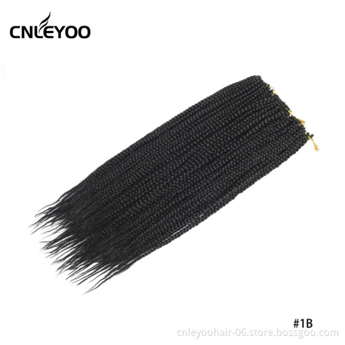 Special offer wholesale 18 inch durable anti-shedding low temperature fiber dark brown crochet hair